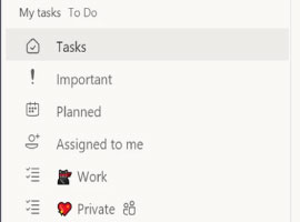 Tasks in Microsoft Teams