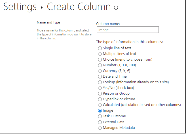 SharePoint Online: All you need to know about New Image column type