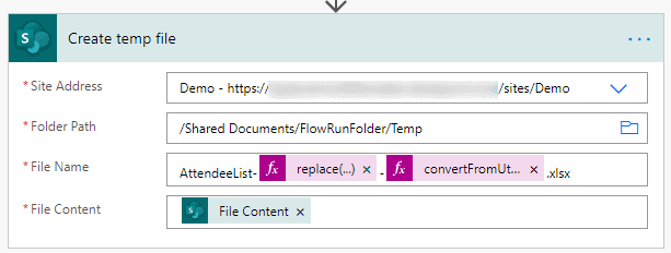 Create and fill an Excel file dynamically with Power Automate