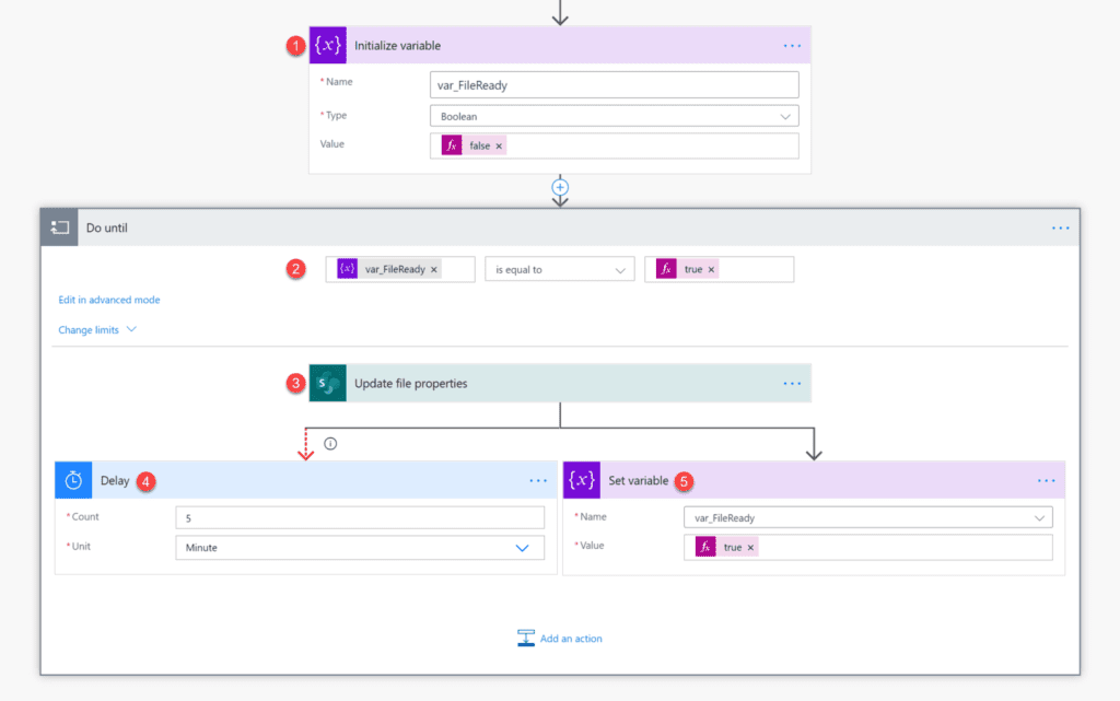 Locked File Checking Pattern in Power Automate