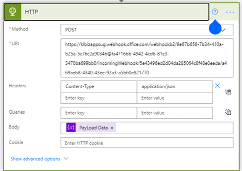 POST MESSAGE TO MICROSOFT TEAMS USING INCOMING WEBHOOK