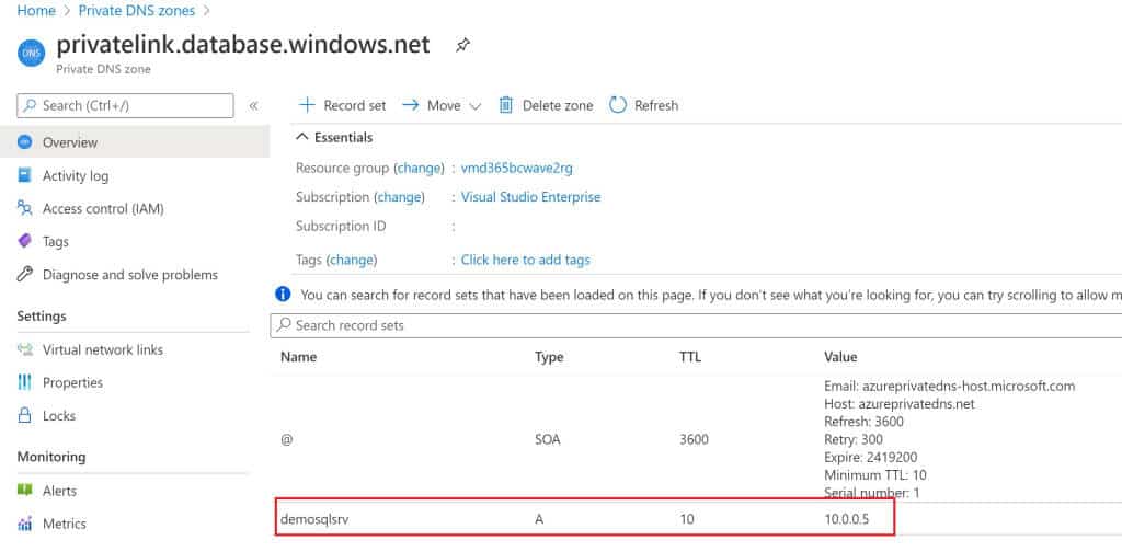 Securing your Azure SQL Database with a private endpoint