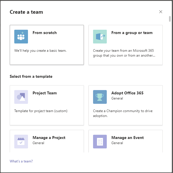Extend Managed Team Templates with Microsoft Graph API