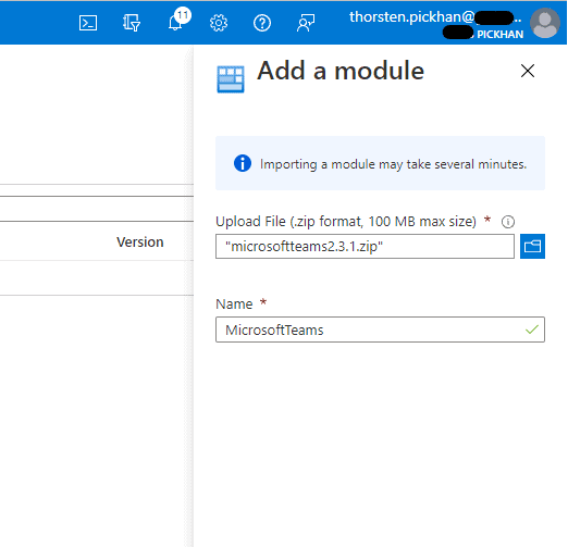 
How to downgrade the Microsoft Teams module in your Azure Automation account
