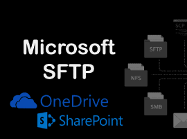 SFTP/FTP for Microsoft Office 365 SharePoint and OneDrive 