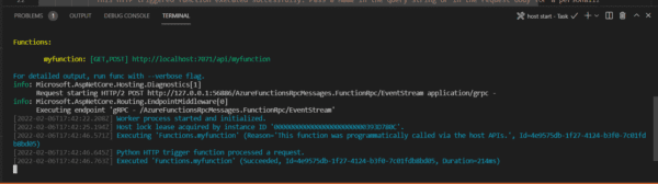 Creating Azure Functions using VSCode Editor and Python - ESPC ...