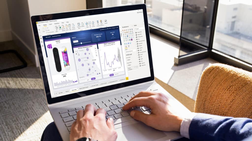 Power BI - a tool part of Microsoft Power Platform.