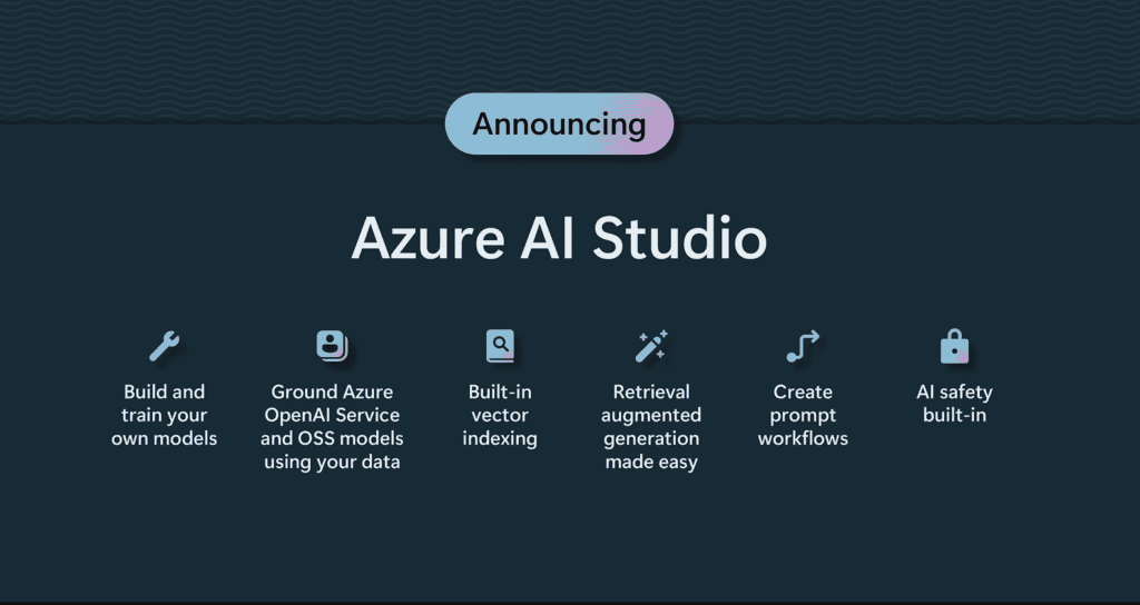 Satya announces Azure AI Studio at Build 2023