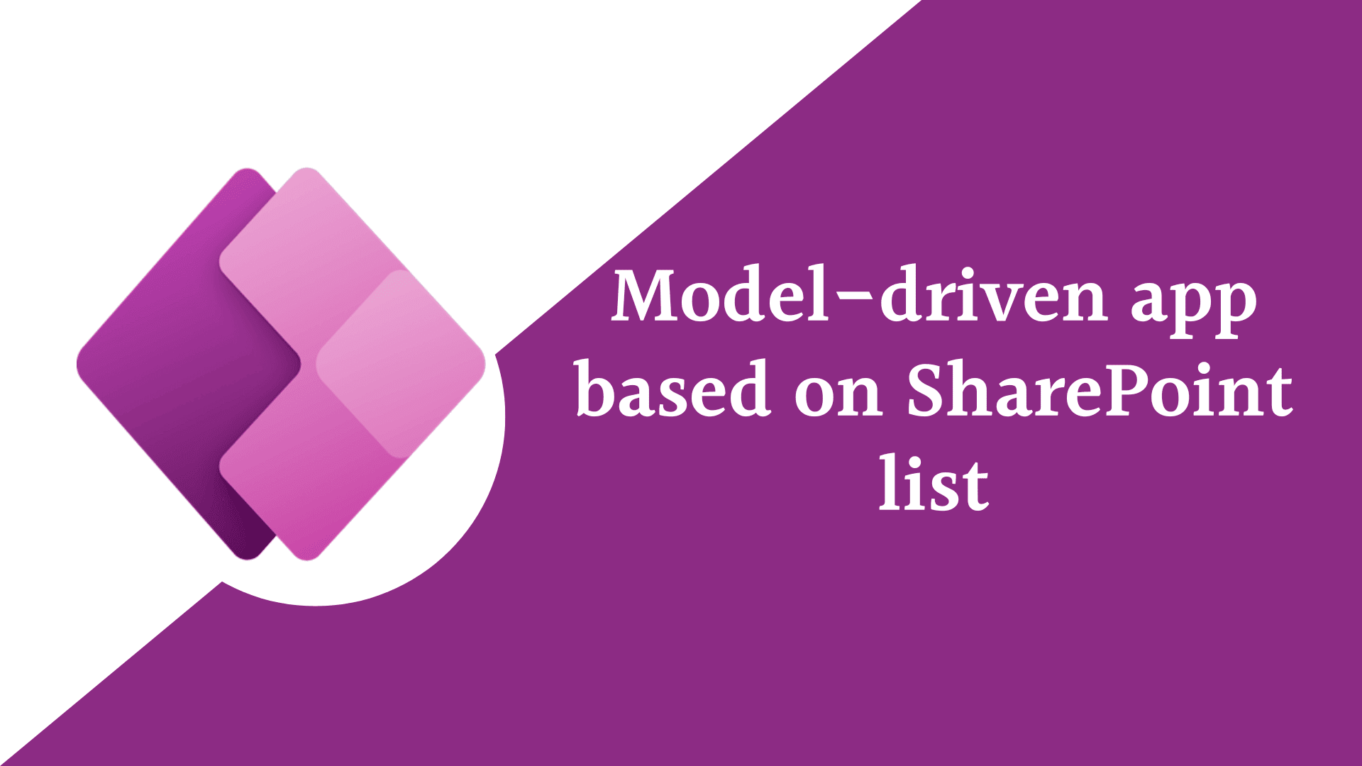 Model Driven App With SharePoint Data Source