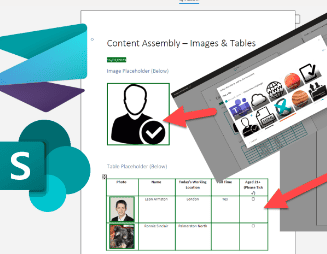 Images & Tables now supported in Microsoft Syntex Content Assembly