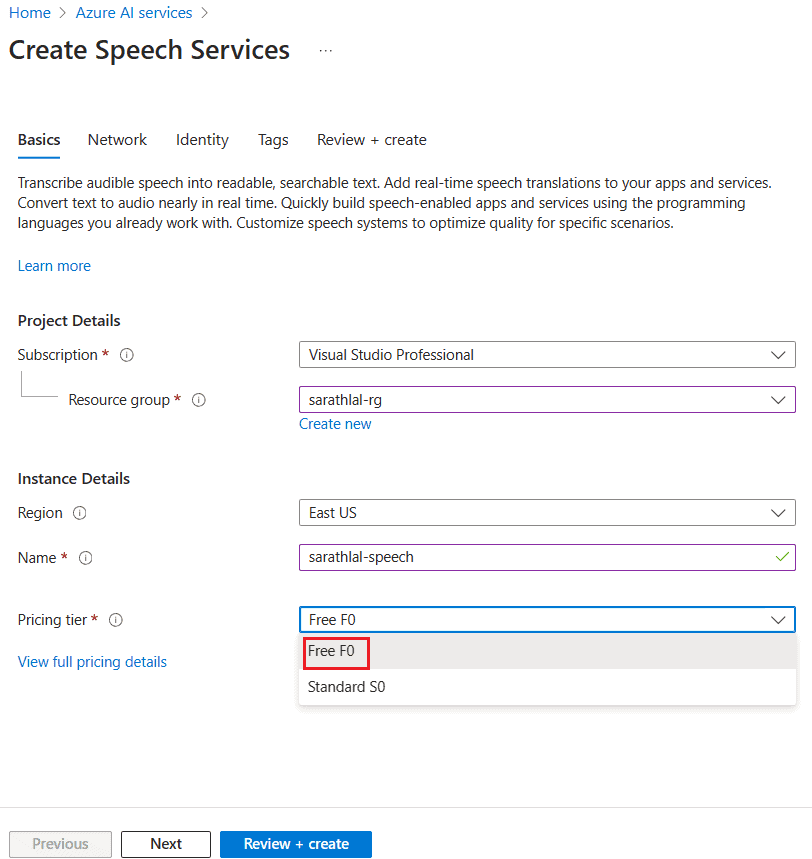 Convert Text To Speech Using Azure AI Speech With Angular 16 And .NET 6