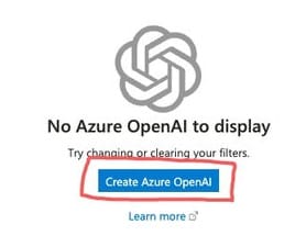 How to get Azure Open AI Keys and Endpoint