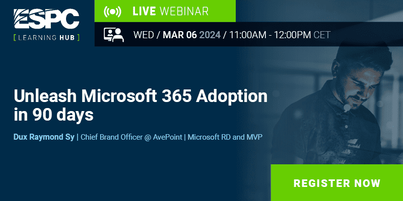 Microsoft 365 Adoption Webinar