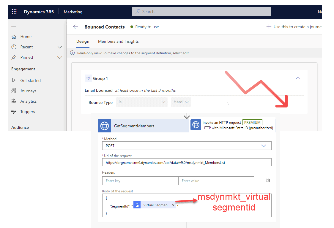 List Segment Members from Customer Insights - Journeys in Power Automate