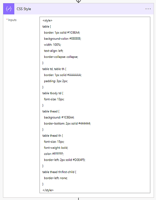 Steps for the Power Automate cloud flow