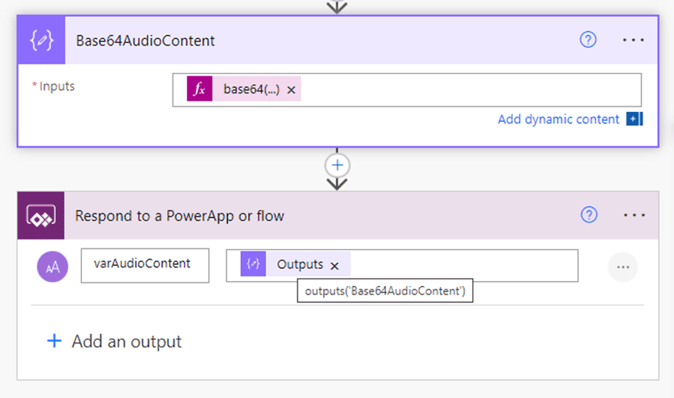 respond to a power app or flow