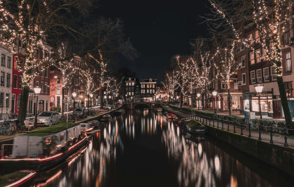 Amsterdam Christmas lights
