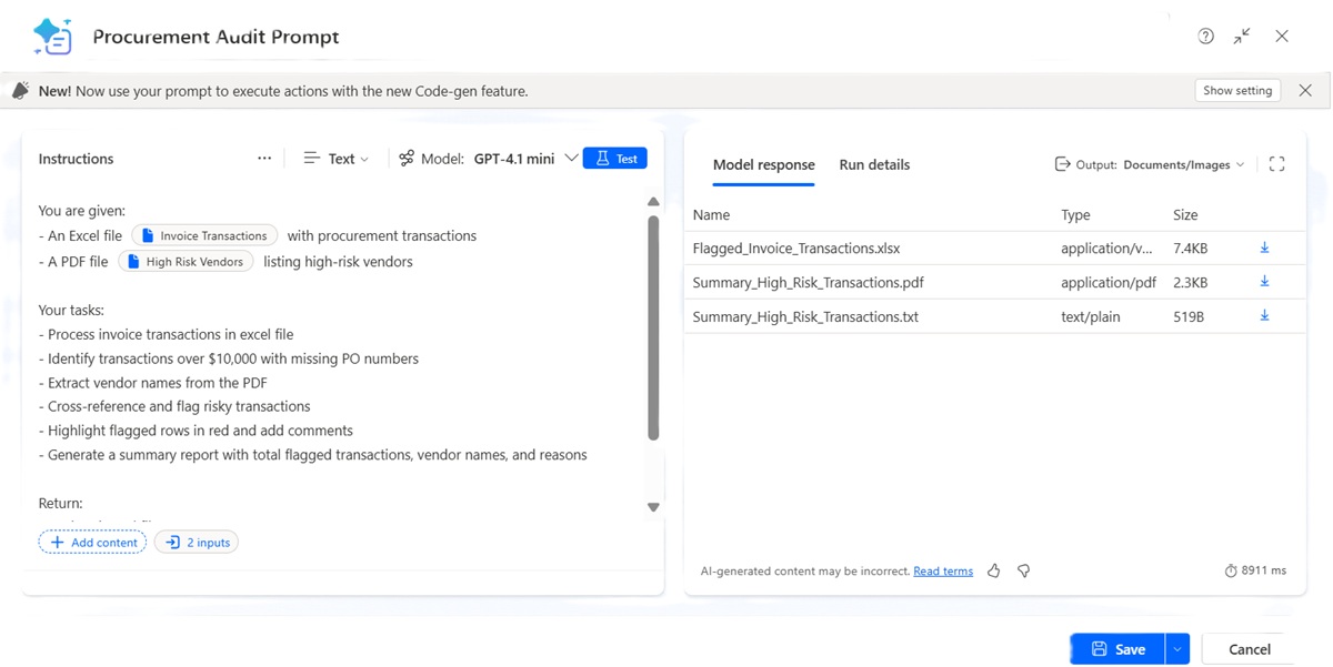 Automating Complex Workflows with AI Builder Prompts and Code Interpreter in Power Automate