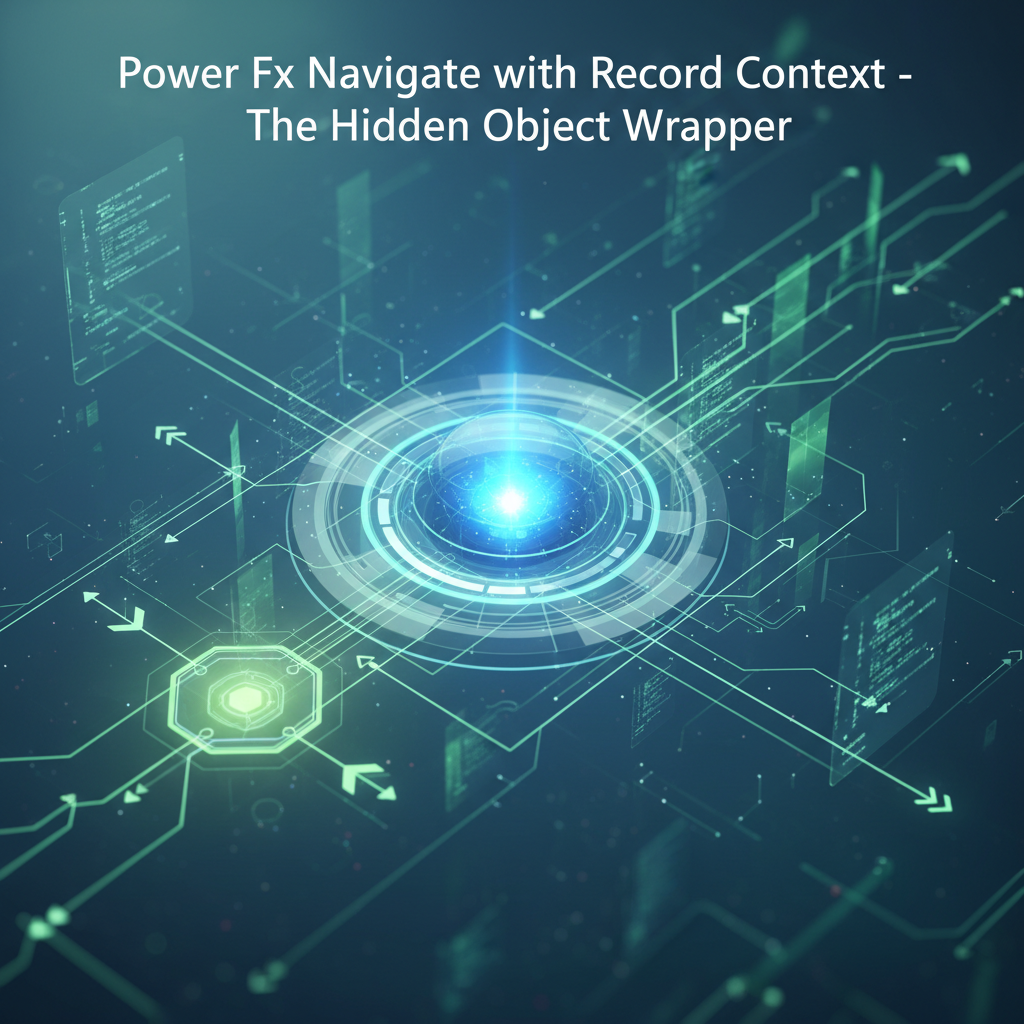 Power Fx Navigate with Record Context - The Hidden Object Wrapper