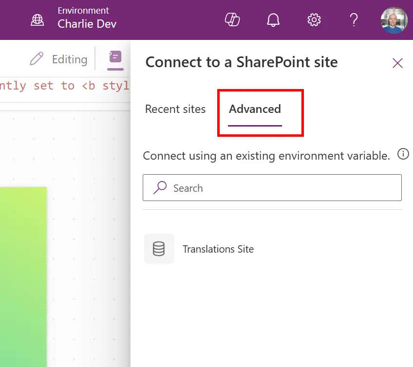 Environment variables in Canvas Apps